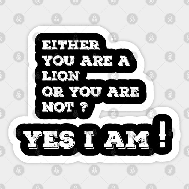 Yes i I am. Sticker by sdesign.rs